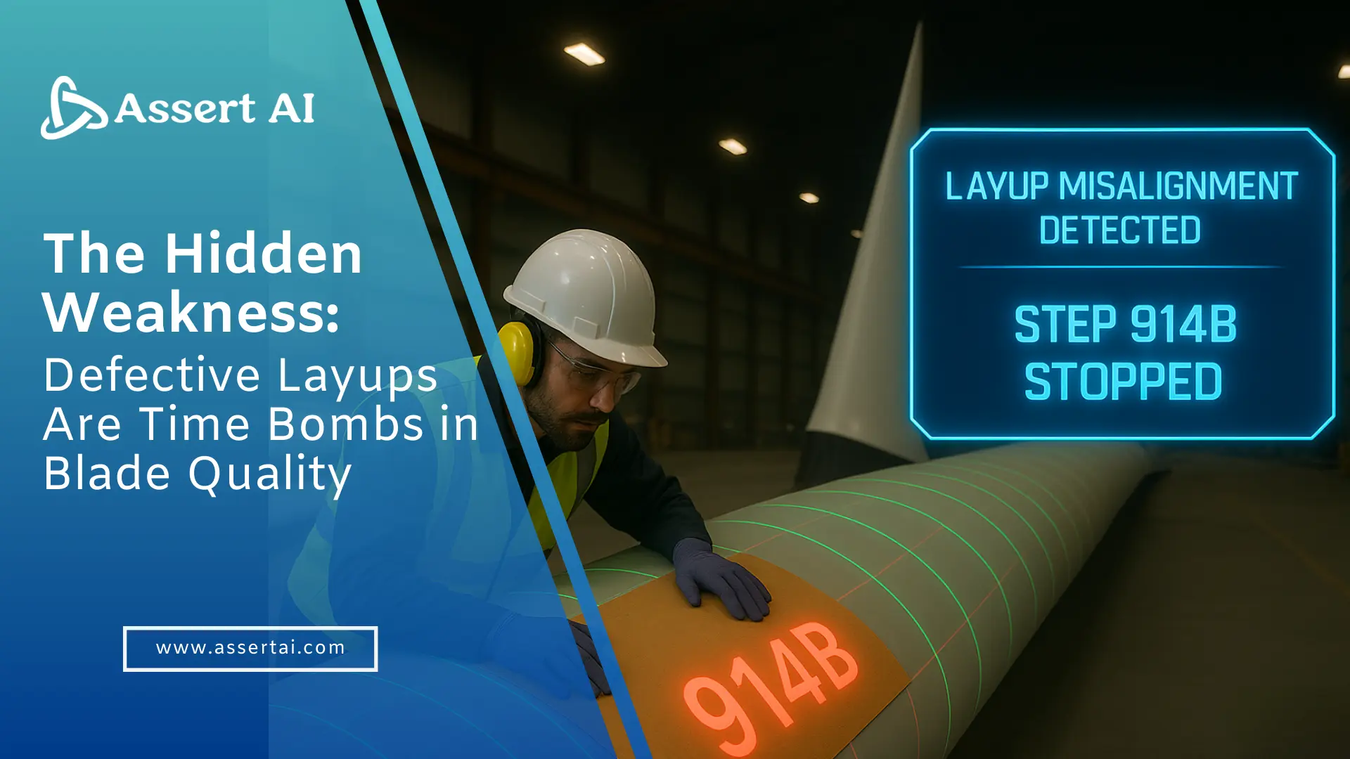 The Hidden Weakness: Defective Layups Are Time Bombs in Blade Quality
