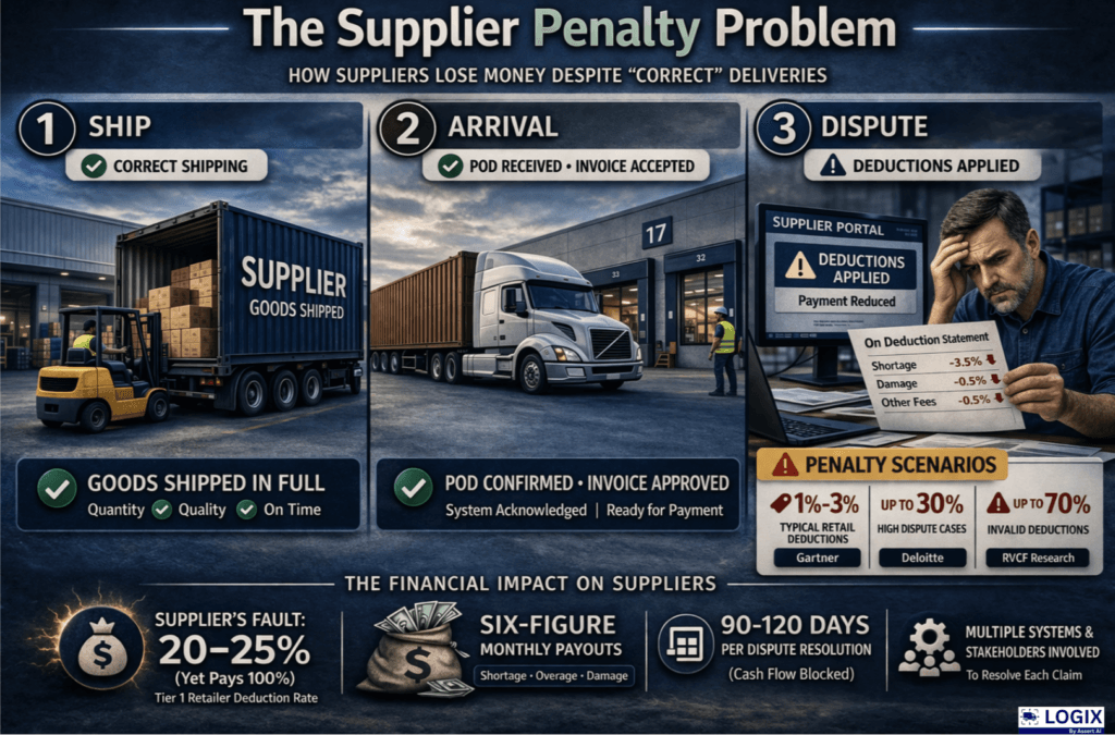 how retailers are exploiting suppliers with heavy penalties and retailer deductions