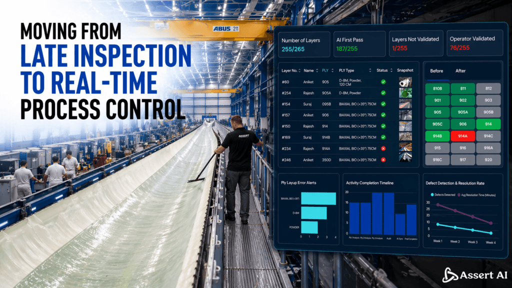 Moving from Late Inspection to Real-Time Process Control in Wind Blade Manufacturing
